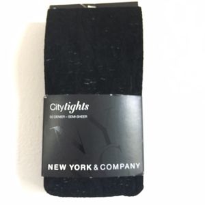 New New York & Company Semi-Sheer Design Tights